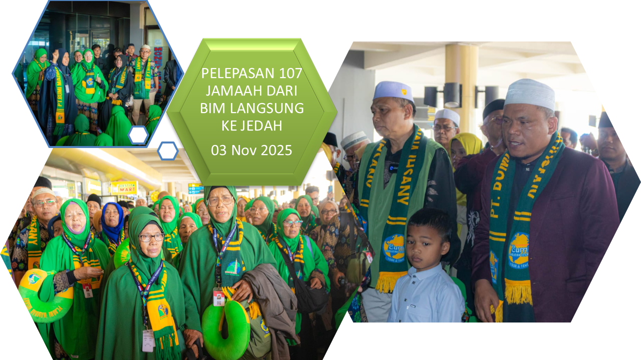 PELEPASAN 107 JAMAAH DARI BMI LANGSUNG KE JEDAH 03 Nov 2025